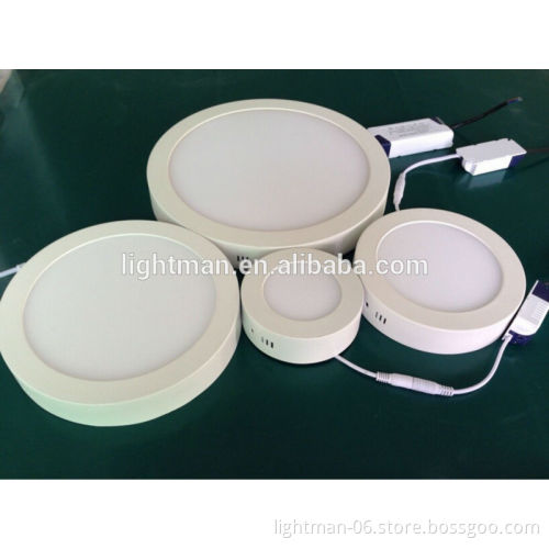 Pure white led panel light surface mounted led panel light 170MM 12W